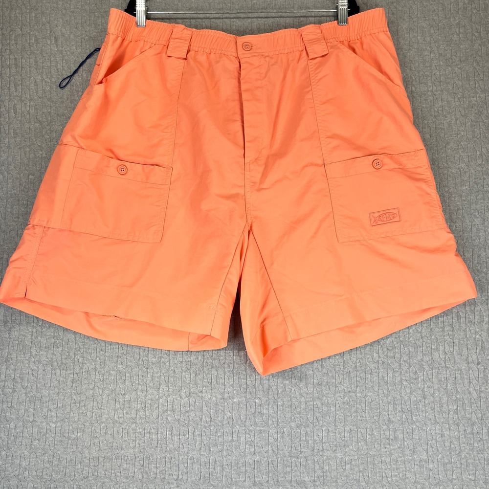 AFCO new without tags Fishing/Tackle Shorts‎ Mens Size 44 Orange Utility Outdoor